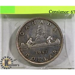 1947 DHP CANADA SILVER DOLLAR