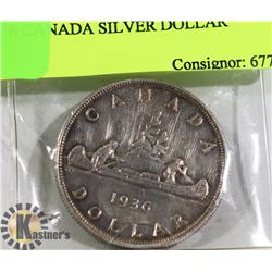 1936 CANADA SILVER DOLLAR