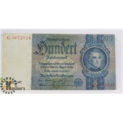 GERMAN 100 MARK BILL
