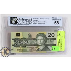 CAD 1981 $20 ALMOST UNC