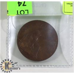 1921 BRITISH LARGE PENNY