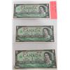 Image 1 : 1967 CANADIAN $1 BILL X3 - 1967-1967 SERIAL