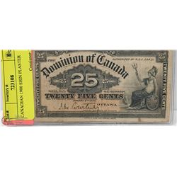 CANADIAN 1900 SHIN PLASTER