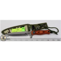 TACTICAL  SURVIVAL DOUBLE BLADES  KNIFE ,