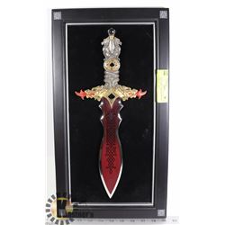FRANKLIN MINT DRAGON MASTER DAGGER 16" + 19 1/2"