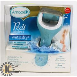 AMOPE PEDI PERFECT WET AND DRY RECHARGEABLE FOOT