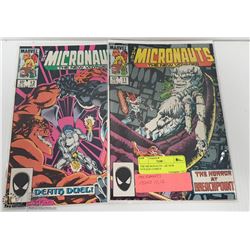 THE MICRONAUTS THE NEW VOYAGE COMICS