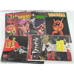VAMPIRELLA, VAMPIRE & DRACULA COMICS