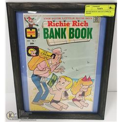 RICHIE RICH #1 20CENT COMIC IN FRAME