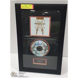 MADONNA IMMACULATE COLLECTION AUTOGRAPHED CD