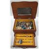 Image 1 : ESTATE JEWELRY BOX AND CONTENTS