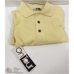ON TOUR LARGE MEN’S GOLF WEAR POLO SHIRT