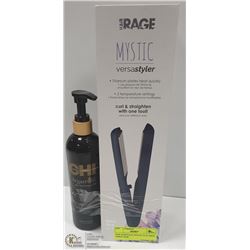 NEW HAIR RAGE MYSTIC FLAT IRON VERSA HAIR