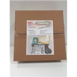 WELDING SUPPLIES  INCL. HELMET, GLOVES, JACKET &
