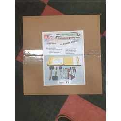 LOT OF SCREW DRIVERS, HEX KEYS, TAPE MEASURE