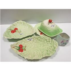 CARLTON WARE LOBSTER PLATE SERVING SET