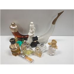FLAT OF ASSORTED PARFUM BOTTLES