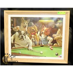 FRAMED PRINT "THE HUSTLER" BY ARTHUR SARNOFF