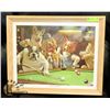 Image 1 : FRAMED PRINT "THE HUSTLER" BY ARTHUR SARNOFF