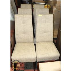 LOT OF 6 HIGHBACK DINING CHAIRS