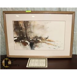 MORTEN E. SOLBERG SIGNED NUMBERED "AFTERNOON
