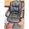 Image 1 : NEW BLACK LEATHERETTE HYDRAULIC LIFT OFFICE CHAIR