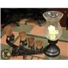 Image 1 : LOT OF 2 CANDLE HOLDERS