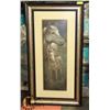 Image 1 : MARE WITH COLT PICTURE SIGNED BY ARTIST 27 X 49