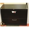 Image 1 : NEW BLACK 2 DRAWER FILING CABINET
