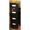 Image 1 : NEW BLACK 4 DRAWER FILING CABINET