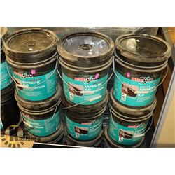 LOT WITH TWELVE 5 GALLON PAILS OF RESISTSEAL