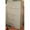 Image 1 : NEW GREY 5 DRAWER FILING CABINET