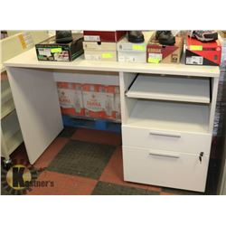 NEW LIGHT WOOD TONE BAR HEIGHT OFFICE DESK