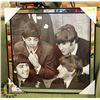 Image 1 : FRAMED BEATLES PICTURE - 27 " X 27"