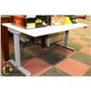 Image 1 : NEW WHITE AND GREY ELECTRIC LIFT DESK 5FT X 30"