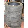 Image 1 : SET OF 4 TOYO OBVERSE SI-5 WINTER TIRES 245/55/19