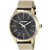 Image 3 : NEW DIESEL GOLD BAND/BLACK DIAL WATCH MSRP $295