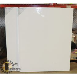 LOT OF 2 ARTISTIC PAINTING CANVASES 48" X 60"