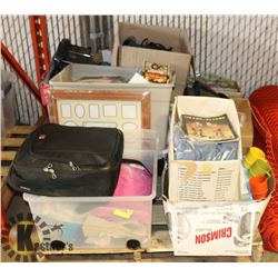 PALLET OF ESTATE GOODS INCL. HOCKEY MEMORABILIA