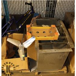 PALLET OF ASSORTED METAL ITEMS