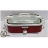 Image 1 : CASSEROLE CROCKPOT RED AND WHITE
