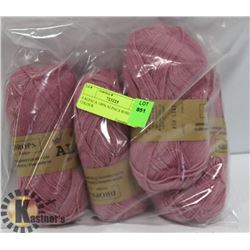 4 ALPACA 100% ALPACA ROSE COLOUR