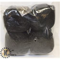 4 CASCADE YARNS 100% PERUVIAN WOOL BLACK