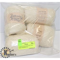 4 FIDDLESTICKS KNITTING LACE WEEK 50% MERINO 50