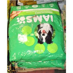 TWO 13.61KG BAGS OF IAMS CHICKEN AND WHOLE GRAIN