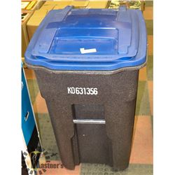 NEW 180 LITER ROLLING TOTER BIN WITH LID