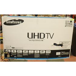 POLICE SEIZURE 75" SAMSUNG FLAT SCREEN TV (HD 4K)