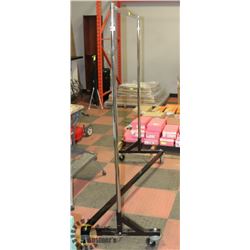 CLOTHING RACK ON WHEELS