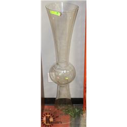LARGE GLASS VASE