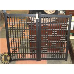 LOT OF 2 ASIAN PANEL WALL HANGINGS, 18 X 30 EACH